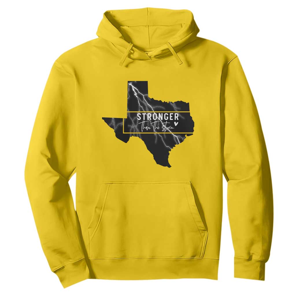 Strong Texas Hoodie Stronger Than The Storm Quote TS12 Daisy Print Your Wear