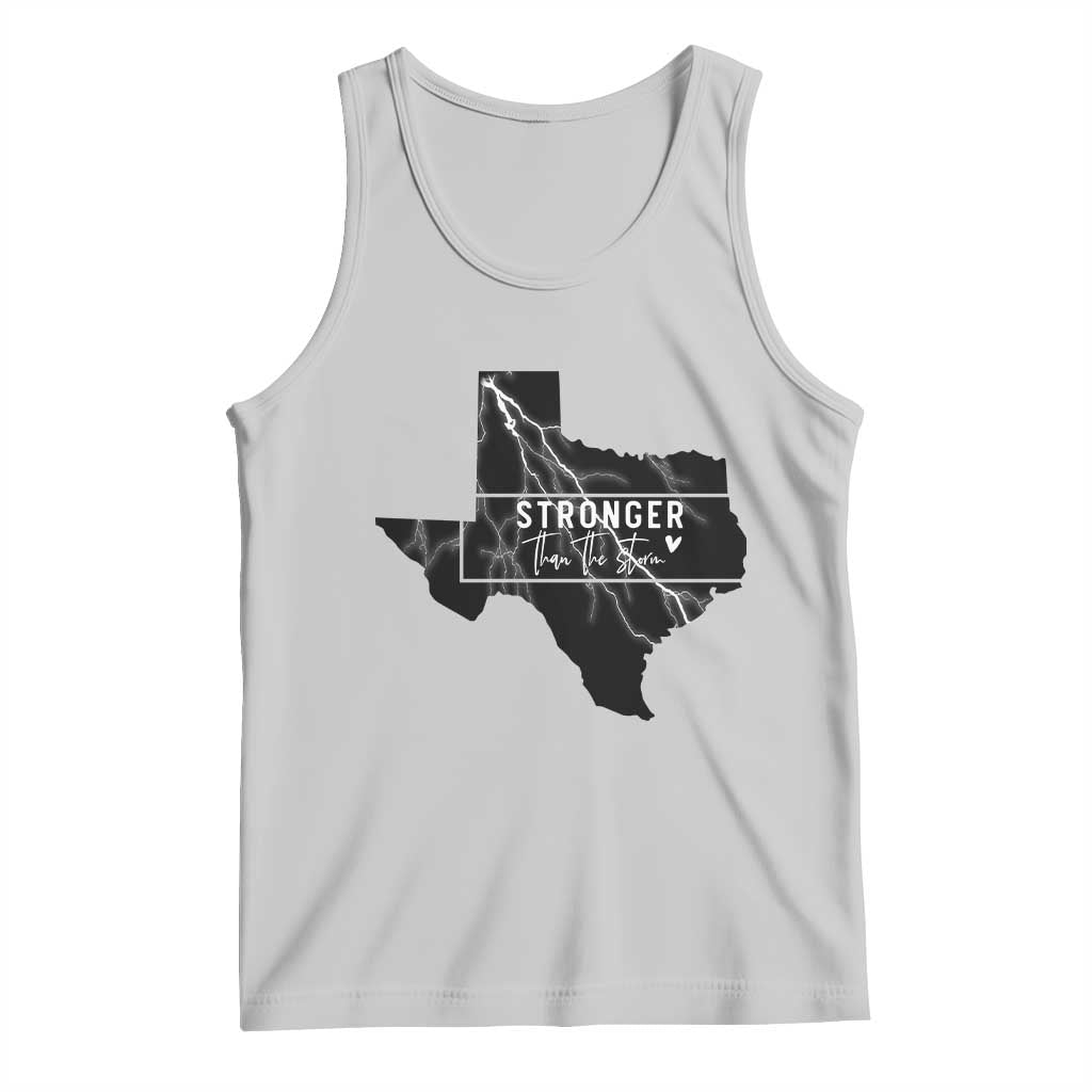 Strong Texas Tank Top Stronger Than The Storm Quote TS12 Ash Print Your Wear