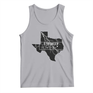 Strong Texas Tank Top Stronger Than The Storm Quote TS12 Athletic Heather Print Your Wear