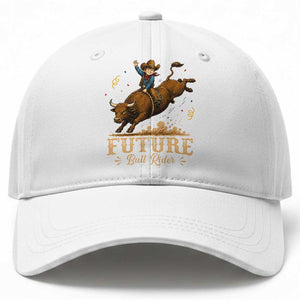 Cute Cowboy Rodeo Western Gift Baseball Cap Future Bull Rider