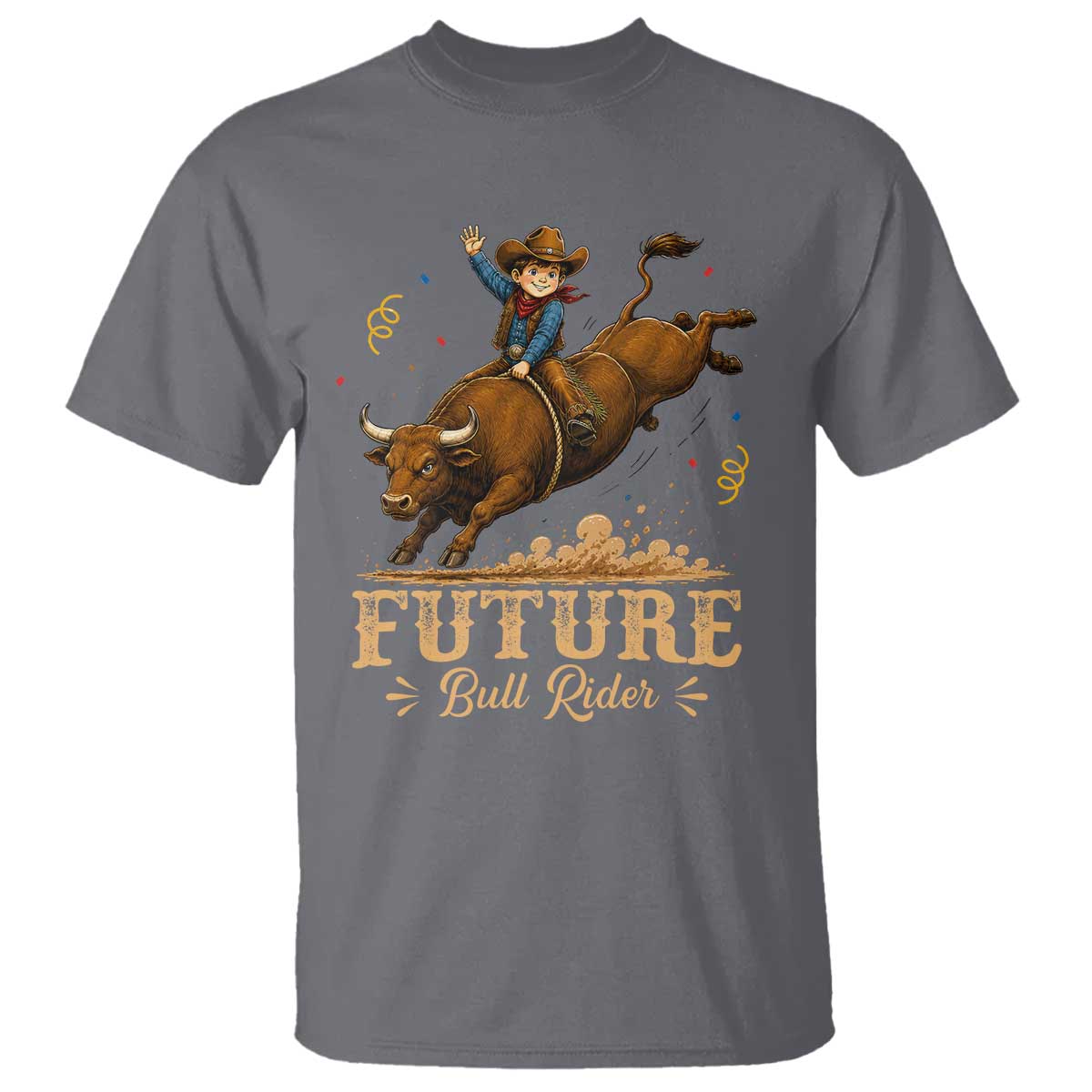 Cute Cowboy Rodeo Western Gift T Shirt Future Bull Rider