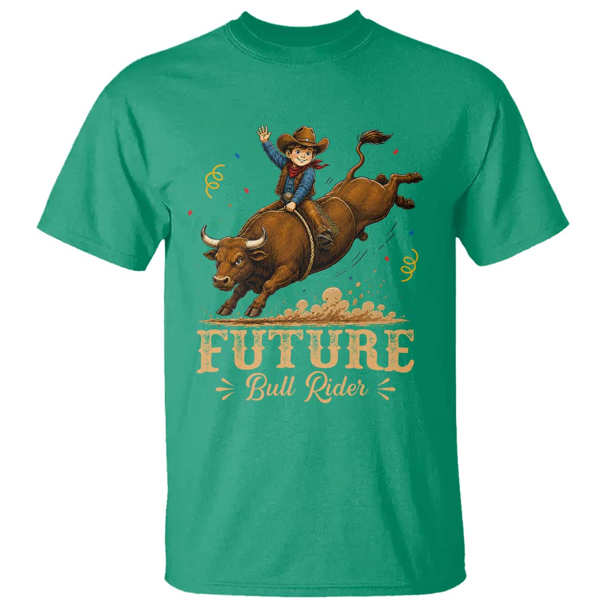Cute Cowboy Rodeo Western Gift T Shirt Future Bull Rider