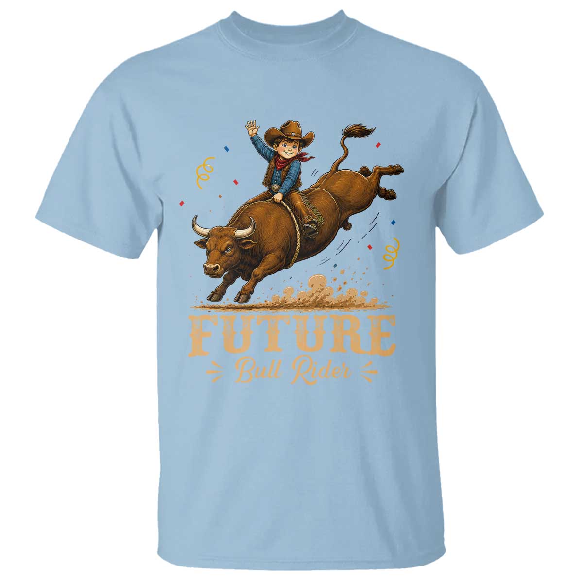 Cute Cowboy Rodeo Western Gift T Shirt Future Bull Rider