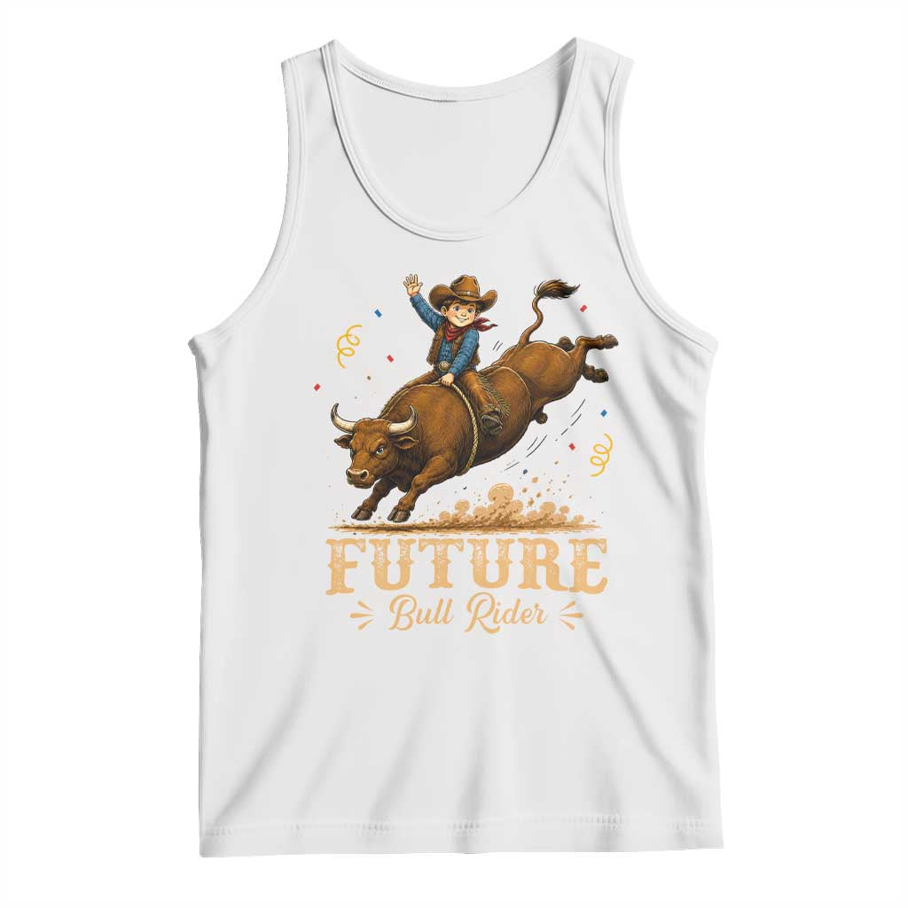 Cute Cowboy Rodeo Western Gift Tank Top Future Bull Rider
