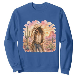 Cowgirl Western Graphic Sweatshirt Wild West Boho Desert Rodeo Gift