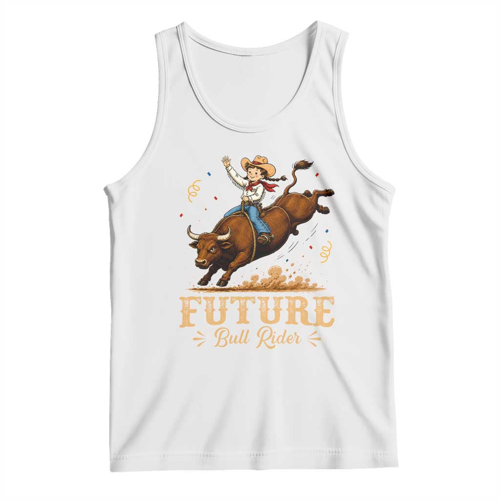 Cute Cowgirl Rodeo Western Gift Tank Top Future Bull Rider