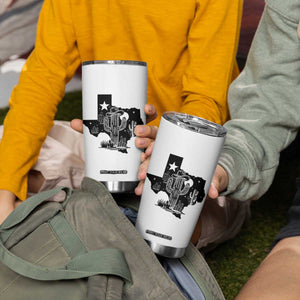 Western Pride Gift Tumbler Cup Cactus Texas Map With Cowboy Hat TS12 Print Your Wear