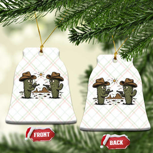 Funny Lone Star Cactus Cowboy Gunfight Gift Ceramic Ornament TS12 Print Your Wear