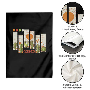 Succulent Plant Lover Gift Garden Flag Cactus Crew TS12 Print Your Wear
