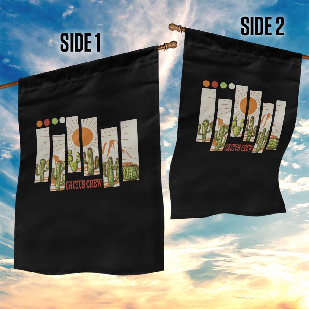 Succulent Plant Lover Gift Garden Flag Cactus Crew TS12 Print Your Wear