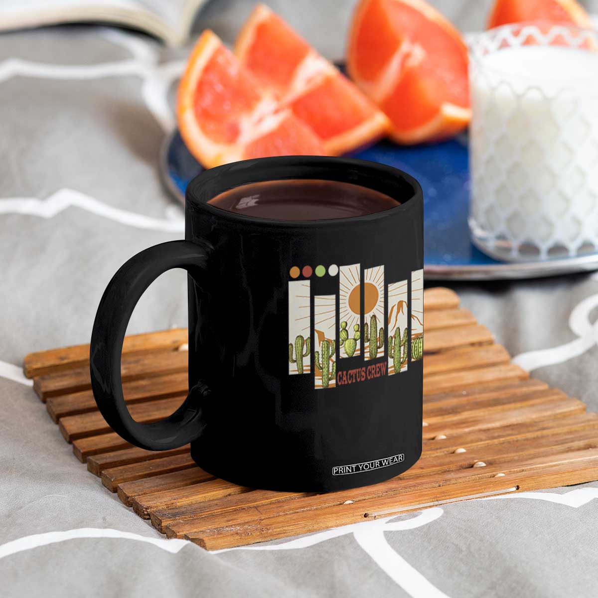 Succulent Plant Lover Gift Coffee Mug Cactus Crew TS12 Print Your Wear