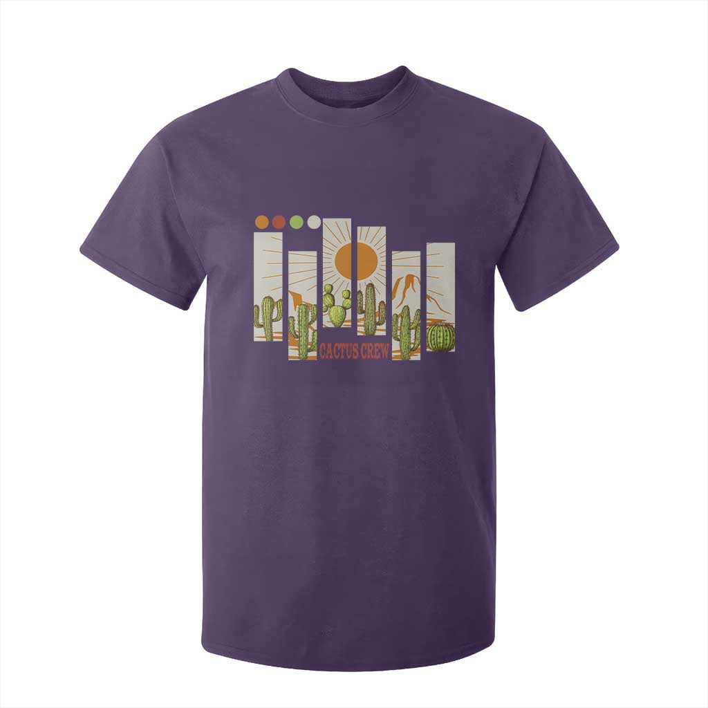 Succulent Plant Lover Gift T Shirt For Kid Cactus Crew TS12 Purple Print Your Wear