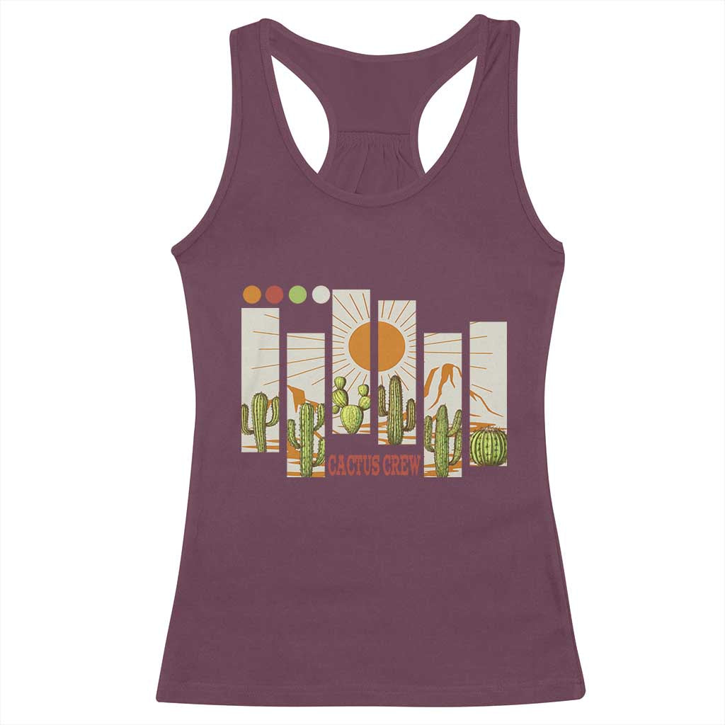 Succulent Plant Lover Gift Racerback Tank Top Cactus Crew TS12 Maroon Print Your Wear