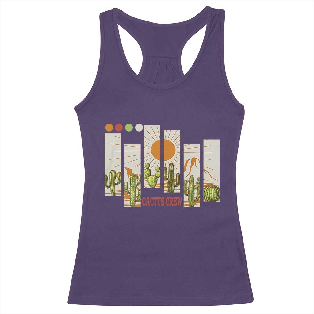 Succulent Plant Lover Gift Racerback Tank Top Cactus Crew TS12 Purple Print Your Wear