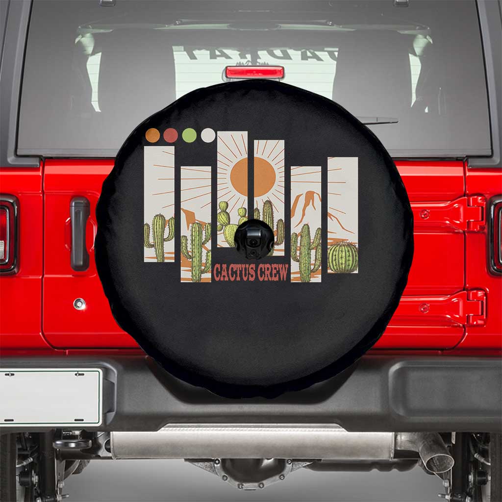 Succulent Plant Lover Gift Spare Tire Cover Cactus Crew TS12 Black Print Your Wear