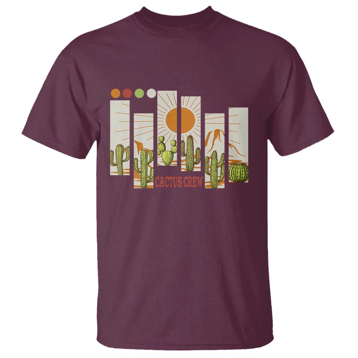 Succulent Plant Lover Gift T Shirt Cactus Crew TS12 Maroon Print Your Wear