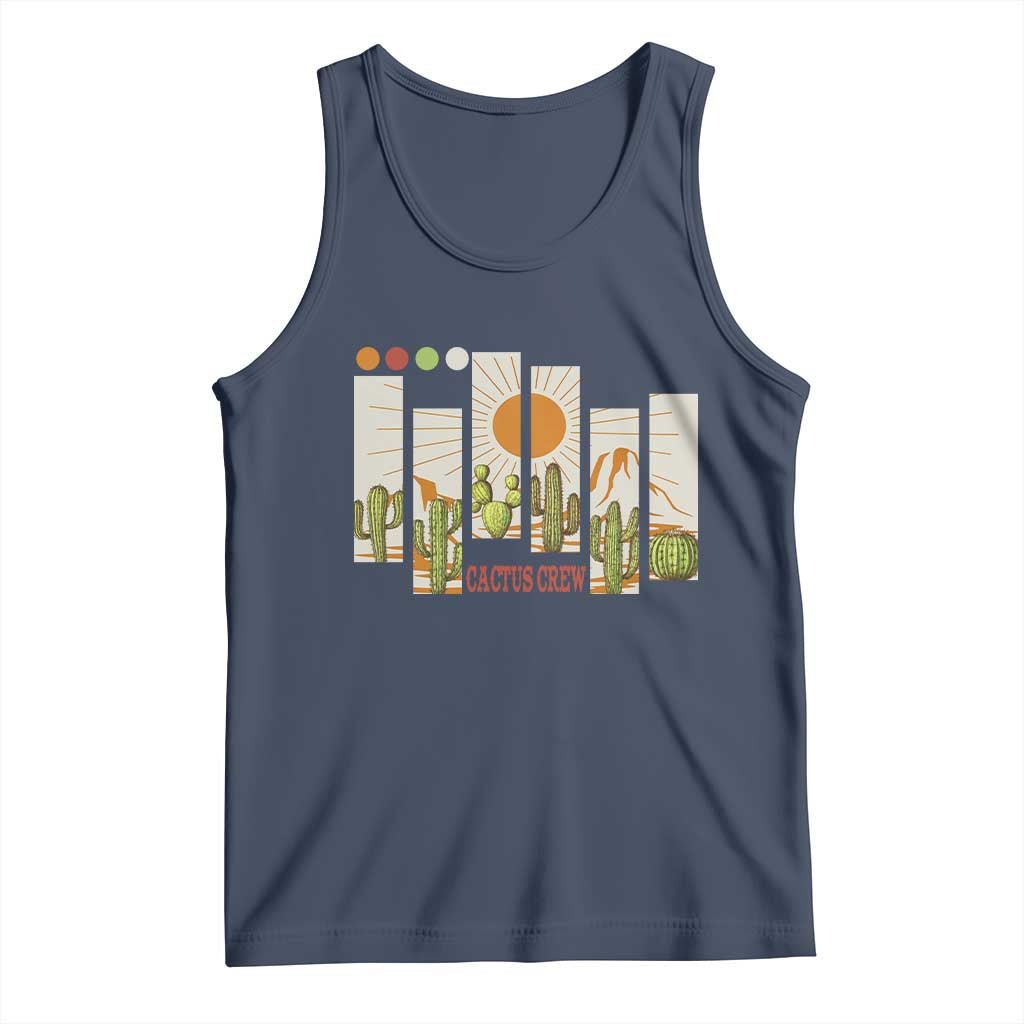 Succulent Plant Lover Gift Tank Top Cactus Crew TS12 Navy Print Your Wear
