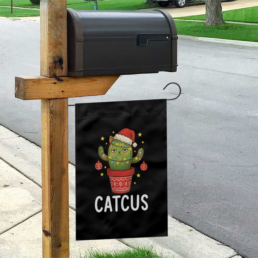 Funny Christmas Catcus Garden Flag Succulent Lover Gift TS12 Print Your Wear