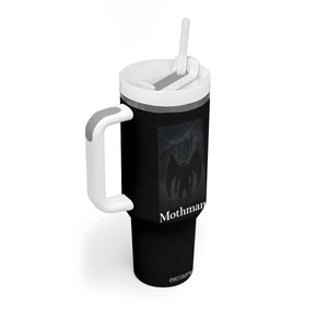 Mothman Tumbler With Handle Folklore Cryptid Gift Silver Bridge West Virginia TS12 Print Your Wear