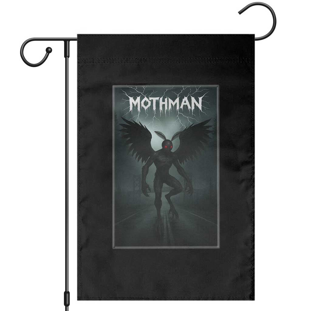 Mothman Garden Flag Folklore Gothic Horror Cryptid Gift TS12 Black Print Your Wear
