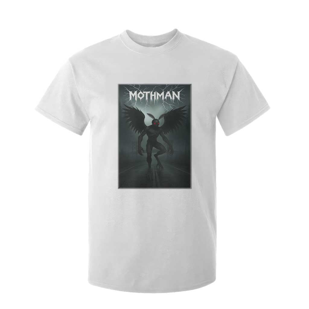 Mothman T Shirt For Kid Folklore Gothic Horror Cryptid Gift TS12 White Print Your Wear