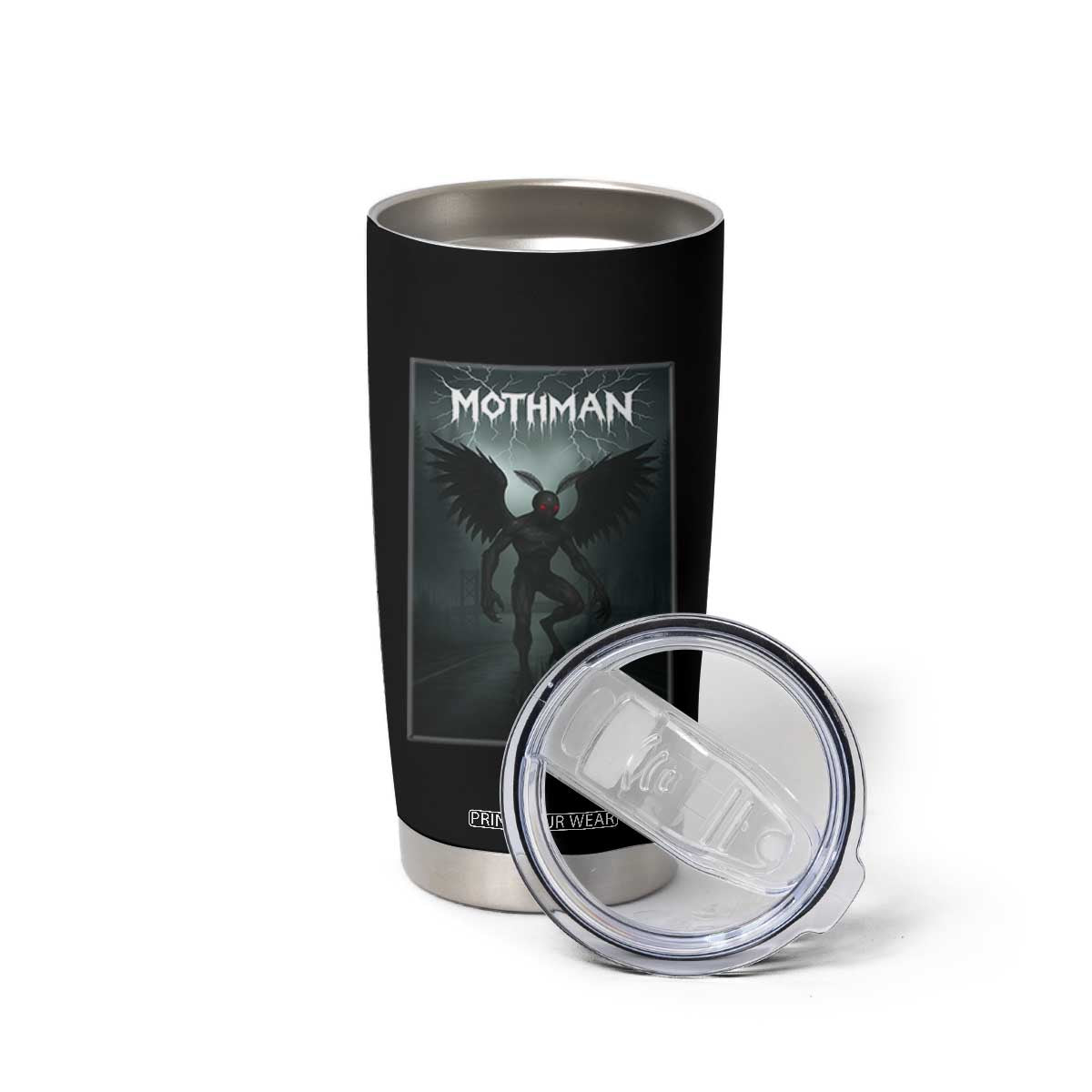 Mothman Tumbler Cup Folklore Gothic Horror Cryptid Gift TS12 Print Your Wear