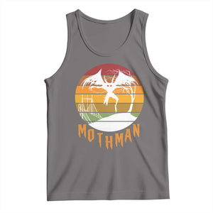 Mothman Tank Top Retro Vintage Cryptid Gothic Horror Gift TS12 Deep Heather Print Your Wear