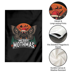 Mothman Garden Flag Holiday Humor Merry Mothmas Cryptid Gift TS12 Print Your Wear