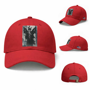 Mothman Sandman Baseball Cap Gothic Horror Fan Gift TS12 Baseball Cap Universal Fit Red Print Your Wear
