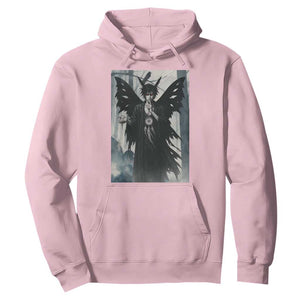 Mothman Sandman Hoodie Gothic Horror Fan Gift TS12 Light Pink Print Your Wear