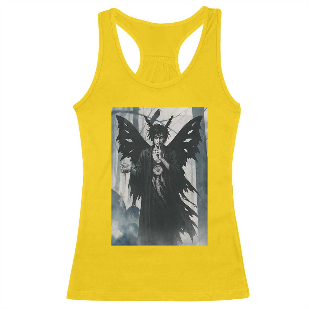 Mothman Sandman Racerback Tank Top Gothic Horror Fan Gift TS12 Daisy Print Your Wear