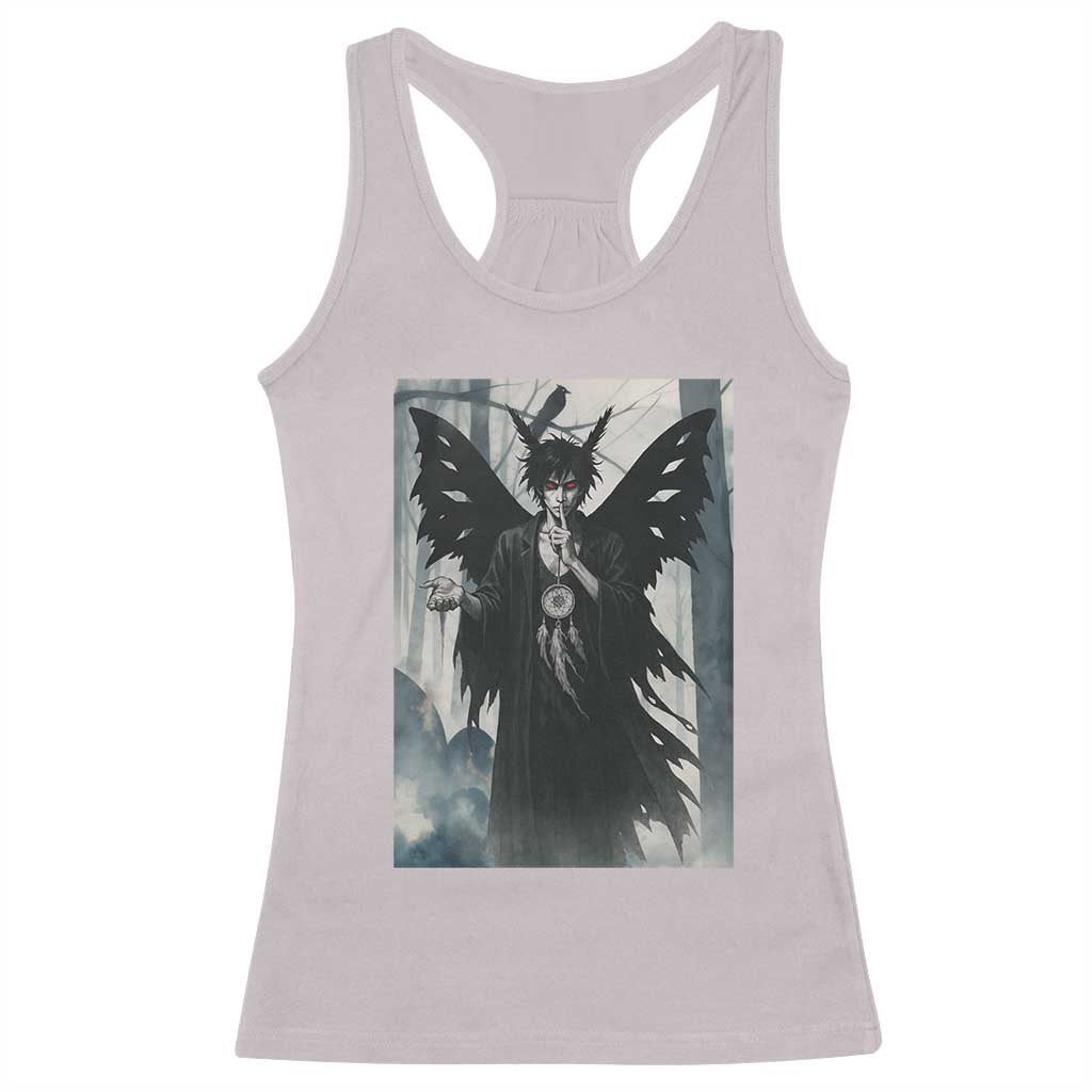 Mothman Sandman Racerback Tank Top Gothic Horror Fan Gift TS12 Ice Gray Print Your Wear