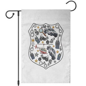 Cute Police Gear Law Enforcement Garden Flag Cop Appreciation Gift Fun Officer Support