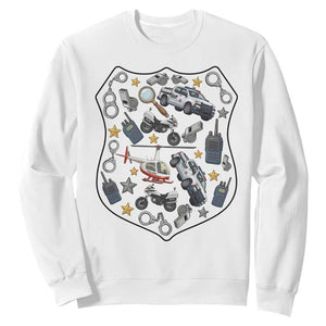 Cute Police Gear Law Enforcement Sweatshirt Cop Appreciation Gift Fun Officer Support