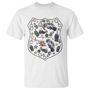 Cute Police Gear Law Enforcement T Shirt Cop Appreciation Gift Fun Officer Support