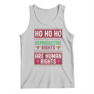 Funny Christmas Feminist Gift Tank Top Reproductive Rights Are Human Rights TS12 Ash Print Your Wear