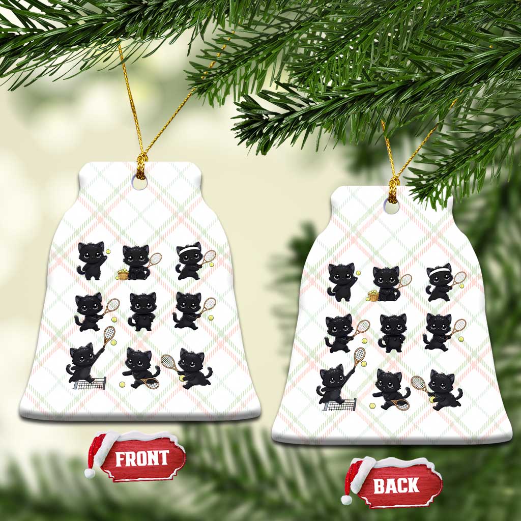 Funny Tennis Game Day Cat Ceramic Ornament Tennis Player Gift TS12 Print Your Wear
