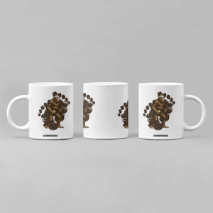 Funny Bigfoot Tennis Player Coffee Mug Folklore Cryptid Gift TS12 Print Your Wear