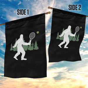 Funny Sasquatch Tennis Player Garden Flag Folklore Cryptid Gift TS12 Print Your Wear