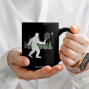 Funny Sasquatch Tennis Player Coffee Mug Folklore Cryptid Gift TS12 Print Your Wear
