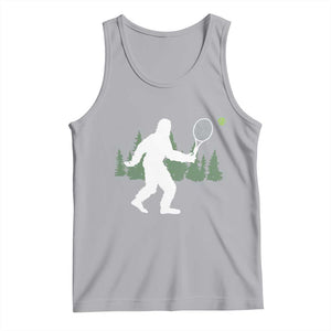 Funny Sasquatch Tennis Player Tank Top Folklore Cryptid Gift TS12 Athletic Heather Print Your Wear