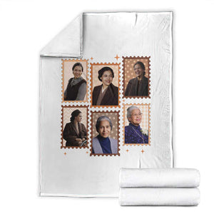 Rosa Parks Throw Blanket African American Civil Rights Legacy TS12 White Print Your Wear