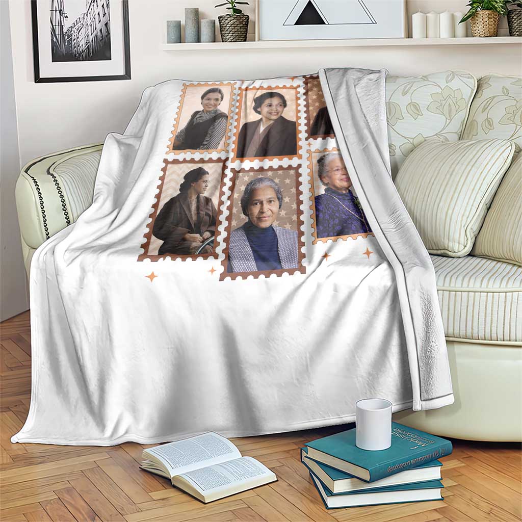 Rosa Parks Throw Blanket African American Civil Rights Legacy TS12 Print Your Wear