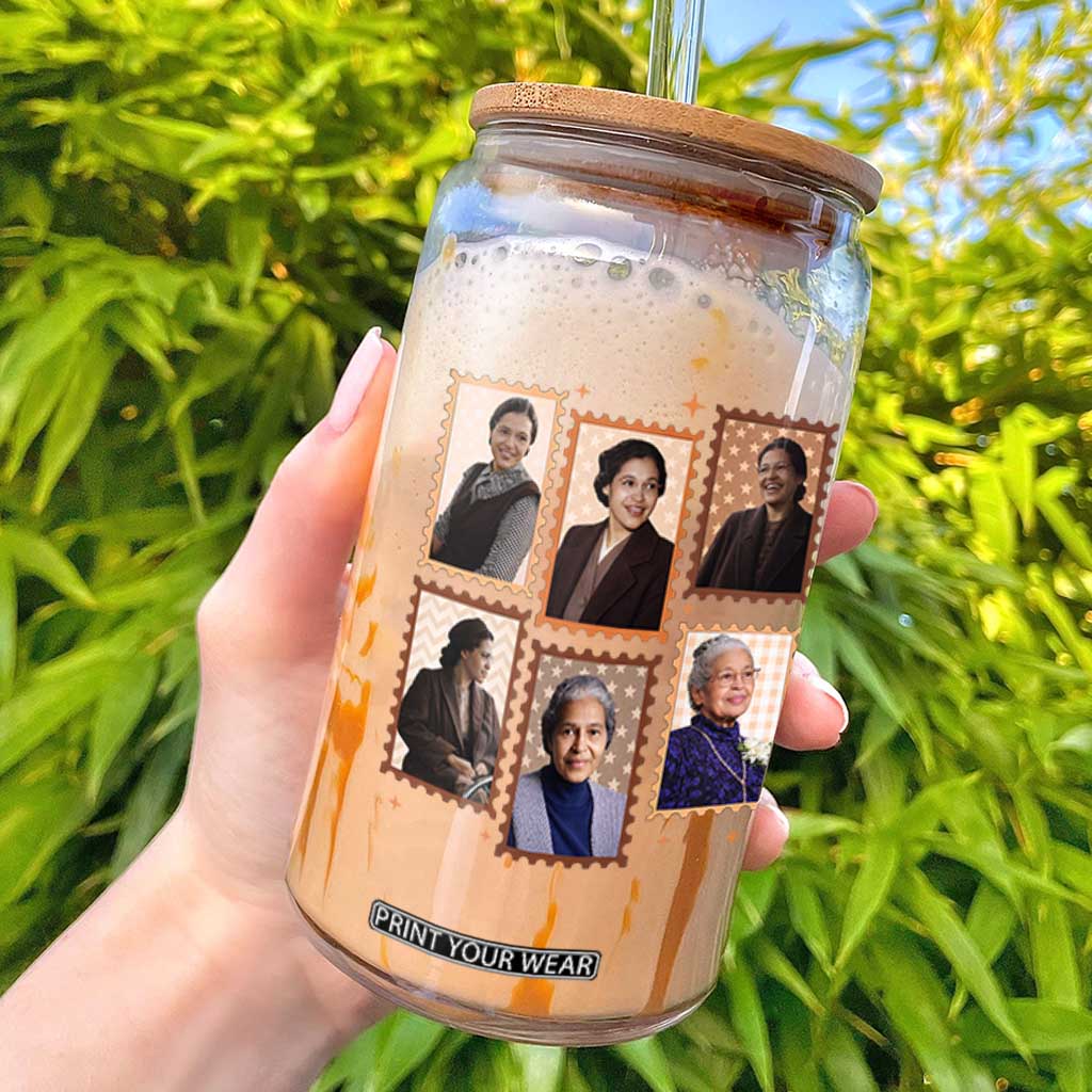 Rosa Parks Glass Can African American Civil Rights Legacy TS12 White Print Your Wear