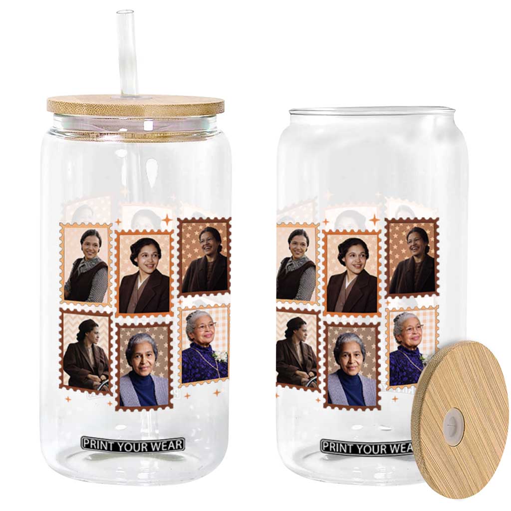 Rosa Parks Glass Can African American Civil Rights Legacy TS12 Print Your Wear