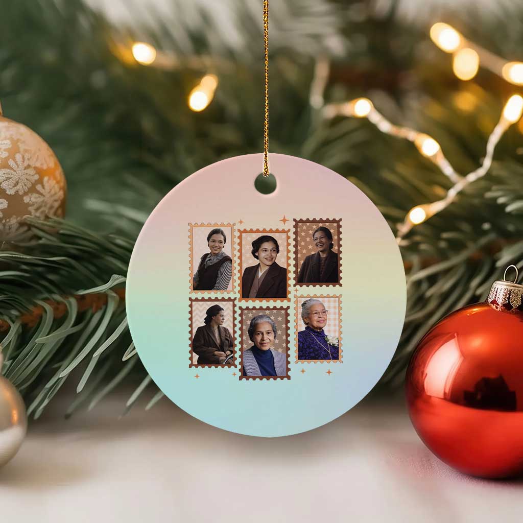 Rosa Parks Ceramic Ornament African American Civil Rights Legacy TS12 1pc Pastel Print Your Wear