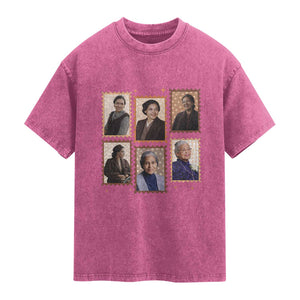 Rosa Parks Washed Cotton T-Shirt African American Civil Rights Legacy