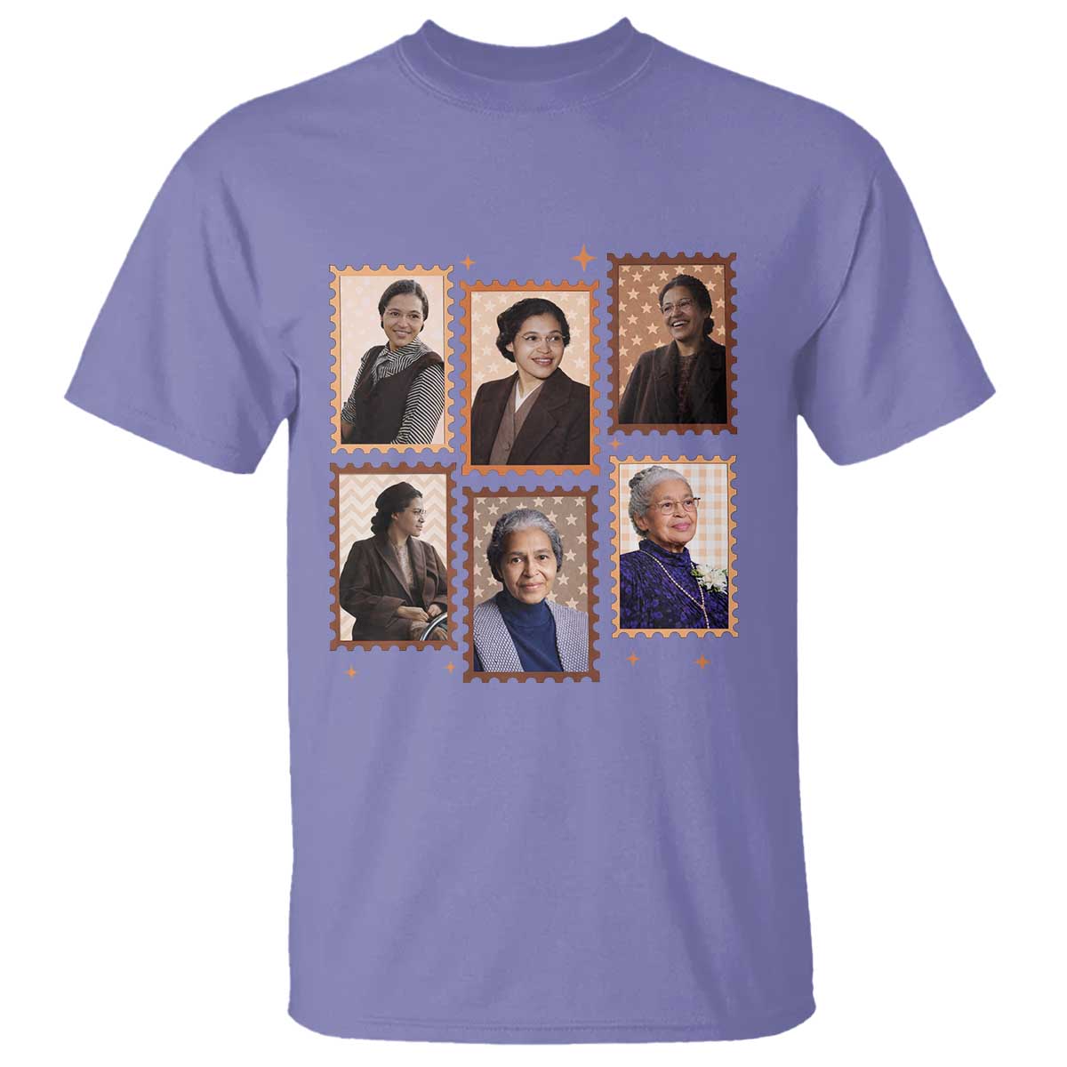 Rosa Parks T Shirt African American Civil Rights Legacy TS12 Violet Print Your Wear