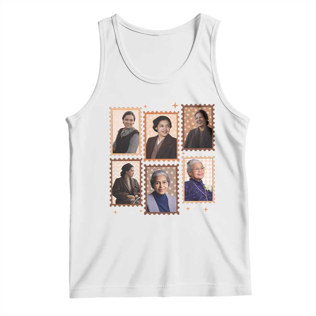Rosa Parks Tank Top African American Civil Rights Legacy TS12 White Print Your Wear