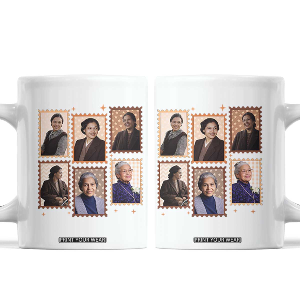 Rosa Parks Coffee Mug African American Civil Rights Legacy TS12 White Print Your Wear